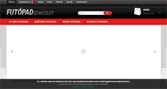 Desktop Screenshot of futopadszakuzlet.hu
